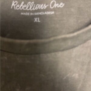 Rebellious One Charcoal Men's Tee